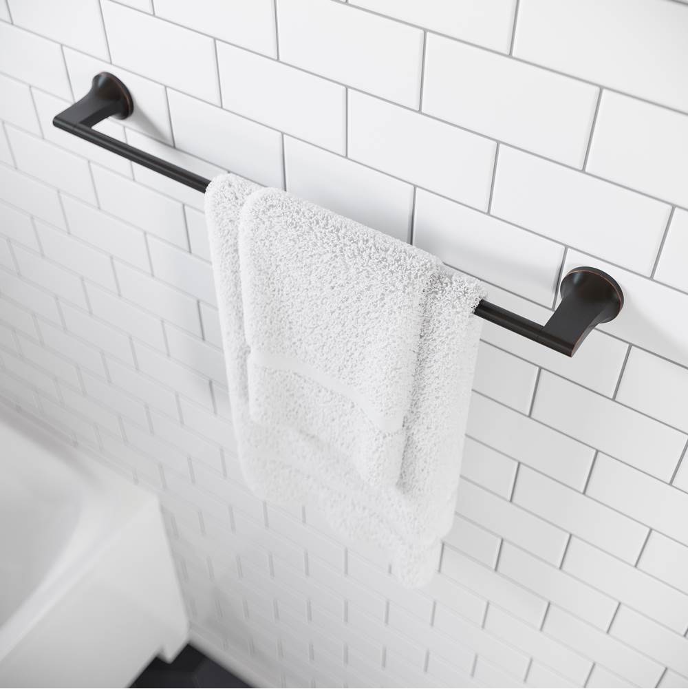 Pfirst Modern 24'' Towel Bar in Matte Black