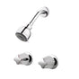 Pfister - Pfister 2-Handle Tub & Shower Faucet with Metal Verve Knob Handles in Polished Chrome - Polished Chrome
