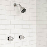 Pfister 2-Handle Tub & Shower Faucet with Metal Verve Knob Handles in Polished Chrome