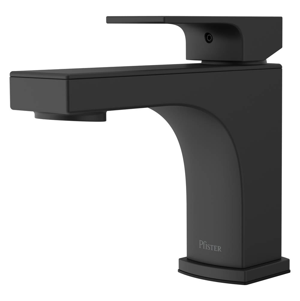 Pfister - Pfirst Modern Single Control Faucet in Matte Black - Matte Black