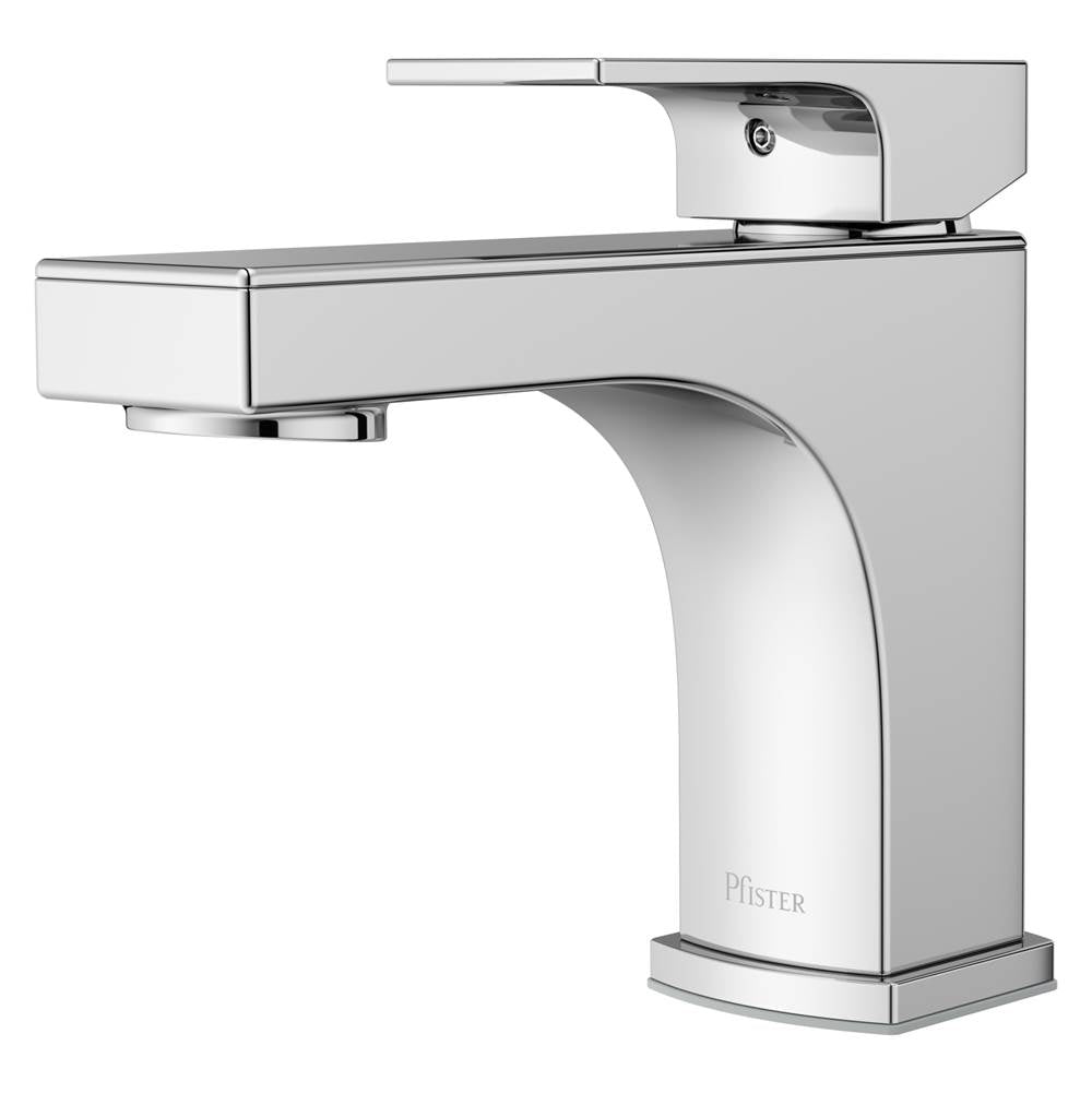 Pfister - Pfirst Modern Single Control Faucet in Polished Chrome - Polished Chrome
