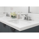 Pfirst Modern 4 in. Centerset Faucet in Matte Black
