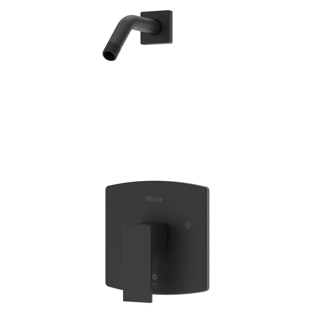 Pfister - Pfirst Modern Shower Only Faucet in Matte Black - Matte Black