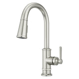 Pfister - Port Haven 1-Handle Pull-Down Kitchen Faucet in Stainless Steel - Stainless Steel