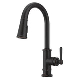 Pfister - Port Haven 1-Handle Pull-Down Kitchen Faucet in Tuscan Bronze - Tuscan Bronze