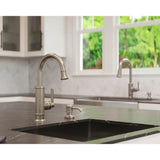 Port Haven 1-Handle Bar/Prep Kitchen Faucet in Brushed Gold
