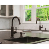 Port Haven 1-Handle Bar/Prep Kitchen Faucet in Brushed Gold