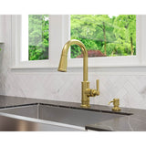 Port Haven Kitchen Soap Dispenser in Brushed Gold