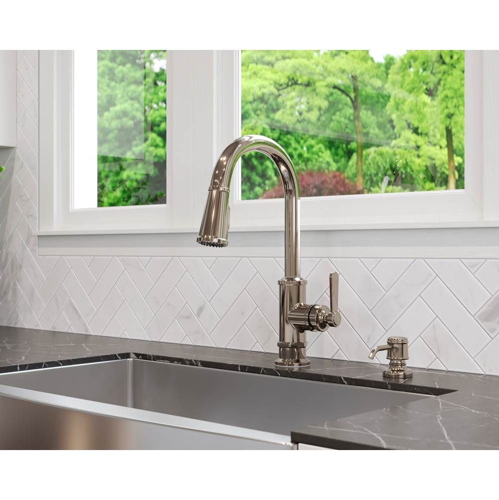 Port Haven Kitchen Soap Dispenser in Brushed Gold