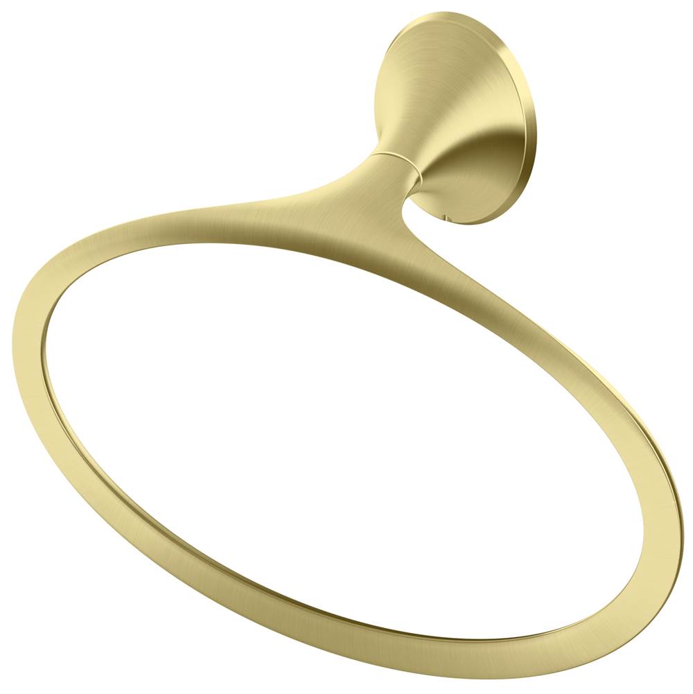 Pfister - Rhen Towel Ring in Brushed Gold - Brushed Gold