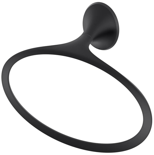 Pfister - Rhen Towel Ring in Matte Black - Matte Black