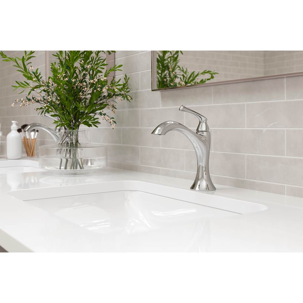 Rhen Single Control 4'' Centerset Lavatory Faucet in Matte Black