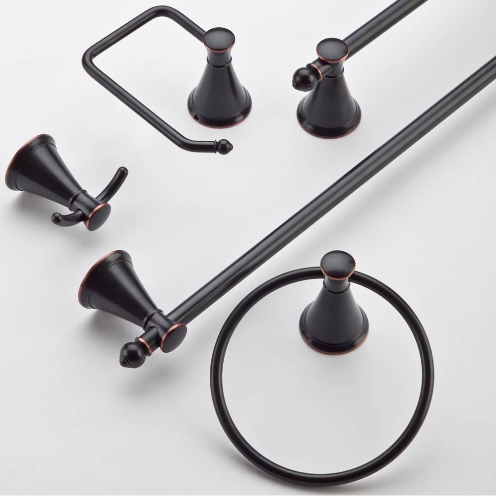 Saxton Towel Ring in Polished Chrome
