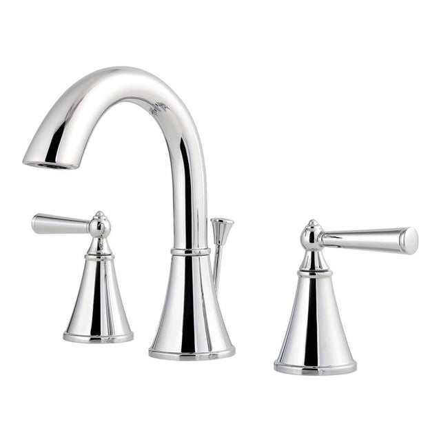 Pfister - Saxton 2-Handle 8'' Widespread Bathroom Faucet in Polished Chrome - Polished Chrome