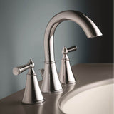 Saxton 2-Handle 8'' Widespread Bathroom Faucet in Polished Chrome