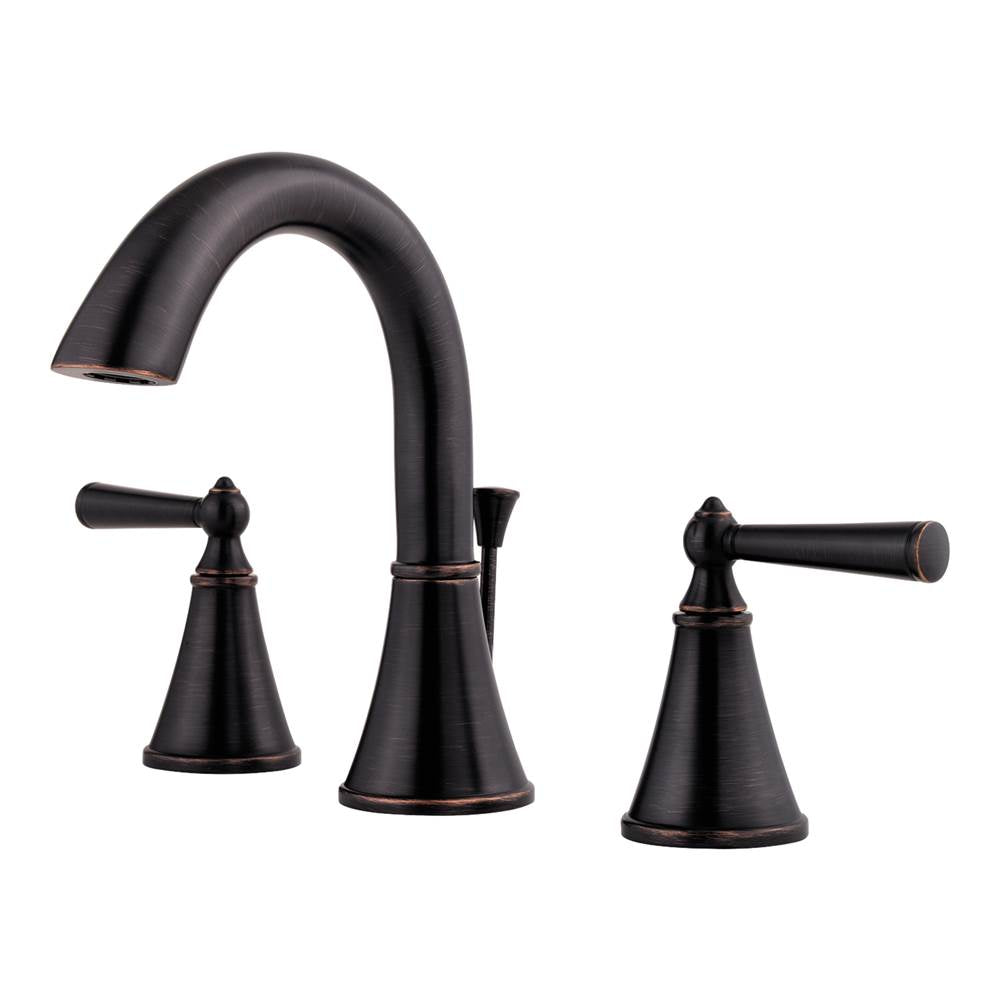 Pfister - Saxton 2-Handle 8'' Widespread Bathroom Faucet in Tuscan Bronze - Tuscan Bronze