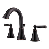 Pfister - Saxton 2-Handle 8'' Widespread Bathroom Faucet in Tuscan Bronze - Tuscan Bronze