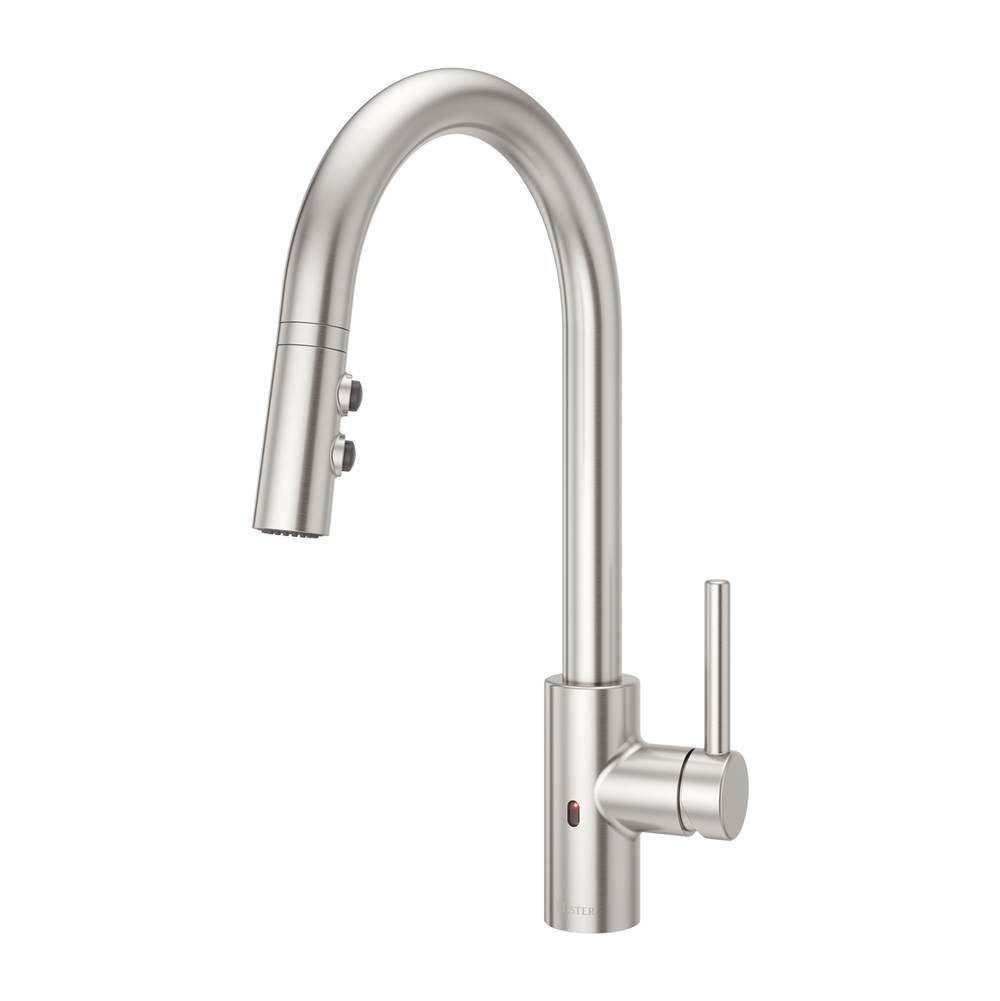 Pfister - Stellen 1-Handle Electronic Pull-Down Kitchen Faucet in Stainless Steel - Stainless Steel
