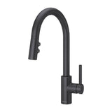 Pfister - Stellen 1-Handle Pull-Down Kitchen Faucet in Matte Black - Matte Black