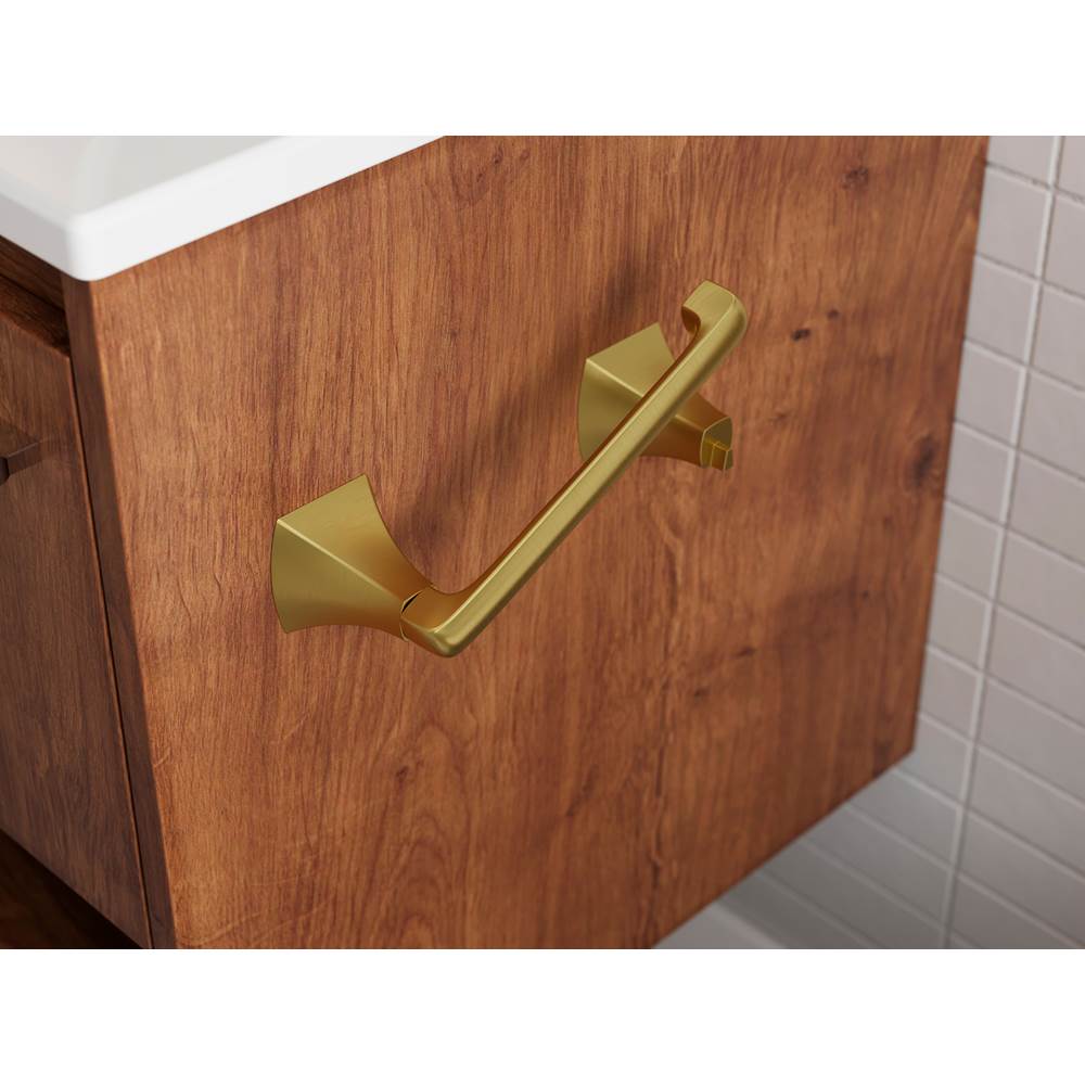 Soft Square Toilet Paper Holder in Matte Black