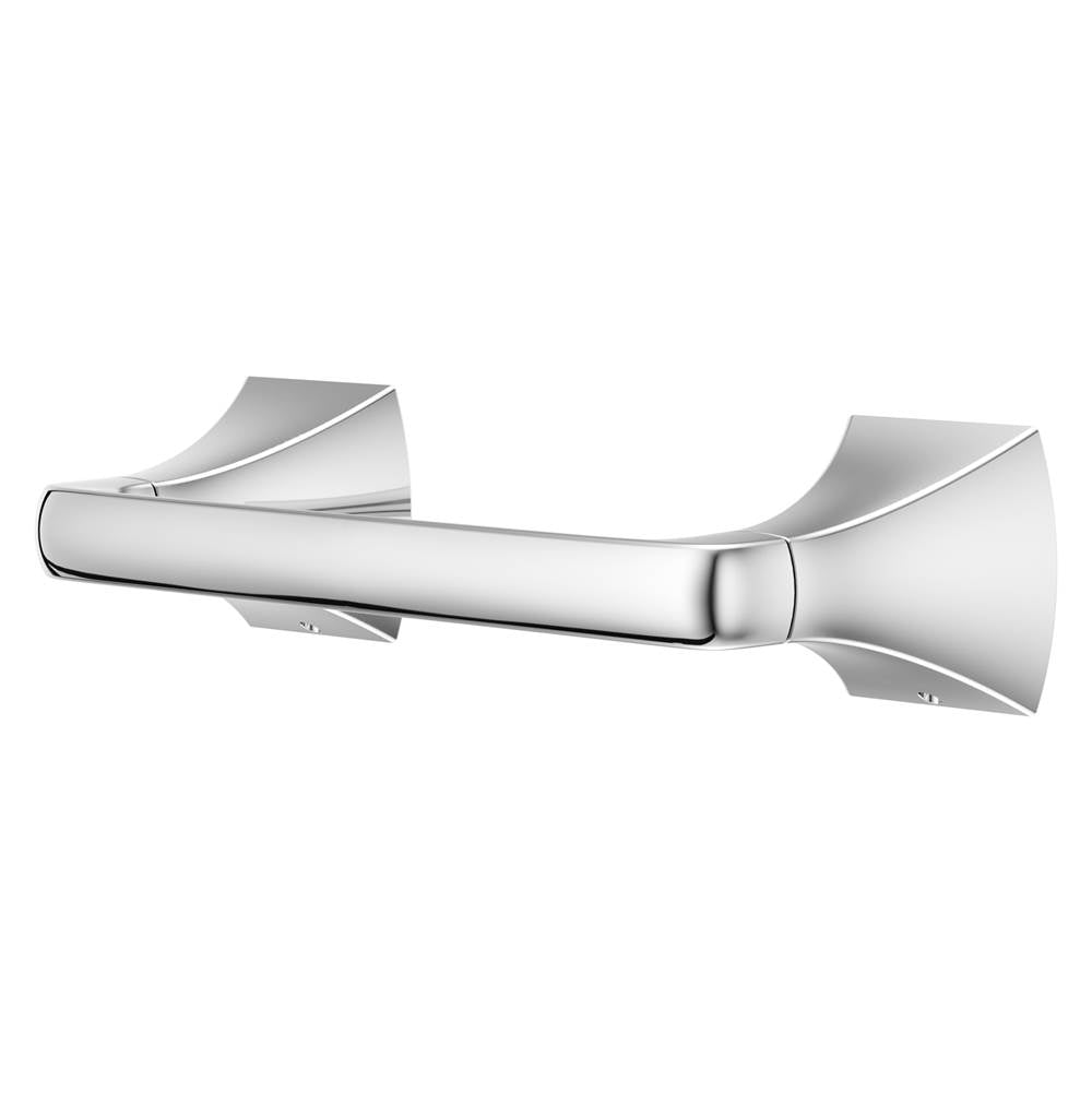 Soft Square Toilet Paper Holder in Matte Black