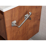 Soft Square Toilet Paper Holder in Matte Black