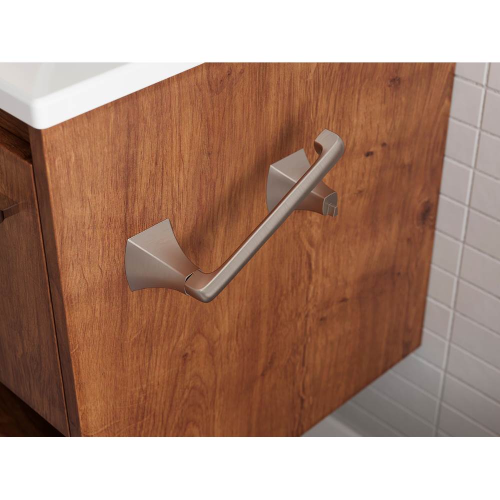Soft Square Toilet Paper Holder in Matte Black