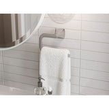 Soft Square Towel Ring in Matte Black