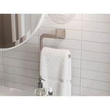 Soft Square Towel Ring in Matte Black