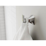 Soft Square Robe Hook In Matte Black