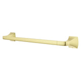 Soft Square 18 in. Towel Bar in Matte Black