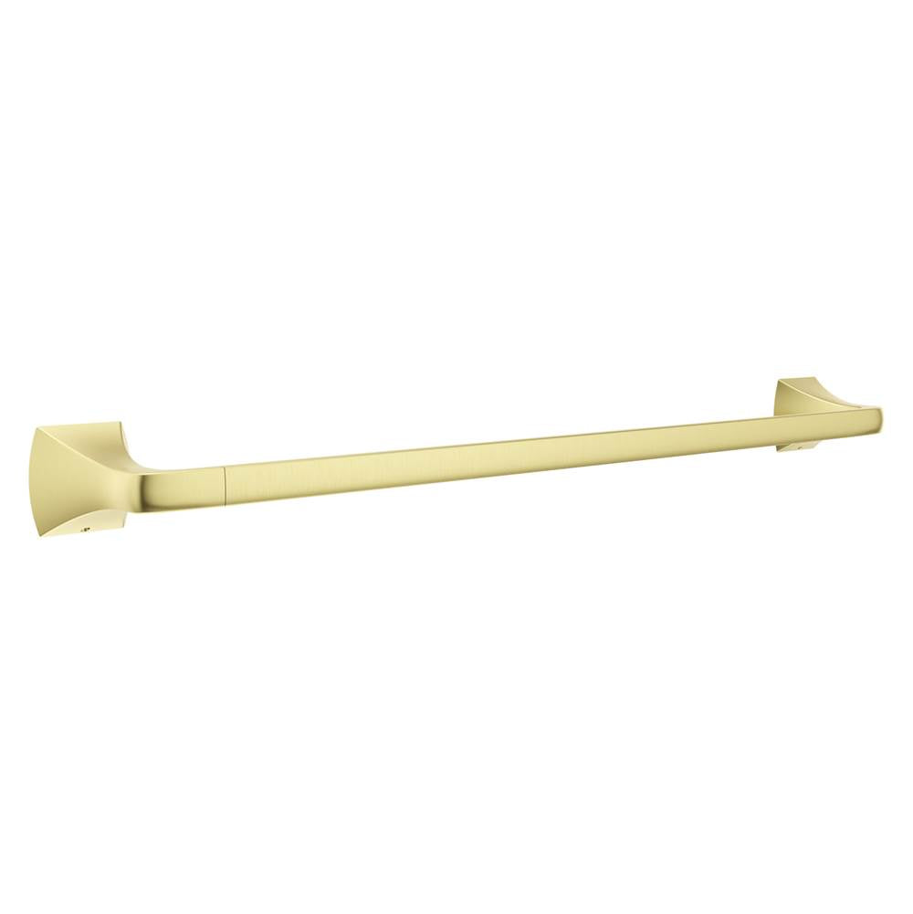 Pfister - Soft Square 24  in. Towel Bar in Brushed Gold - Brushed Gold
