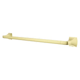 Soft Square 24  in. Towel Bar in Matte Black