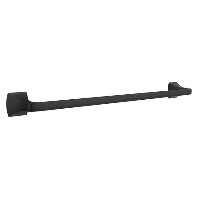Pfister - Soft Square 24  in. Towel Bar in Matte Black - Matte Black