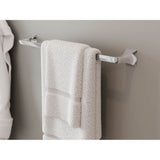 Soft Square 24  in. Towel Bar in Matte Black