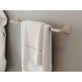 Soft Square 24  in. Towel Bar in Matte Black