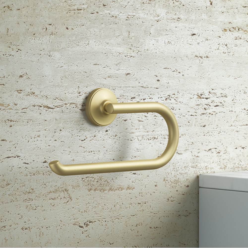Tenet Towel Ring in Matte Black
