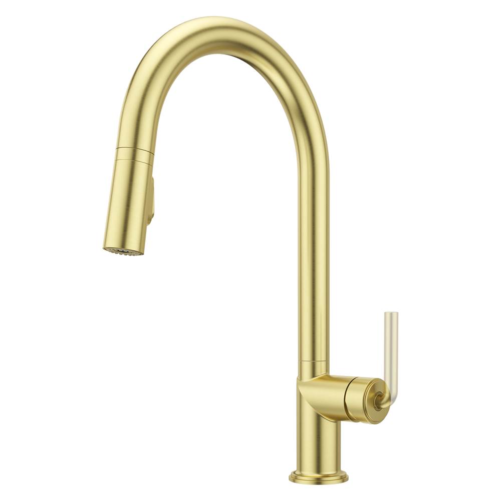 Pfister - Tenet 1-Handle Pull-Down Kitchen Faucet in Brushed Gold - Brushed Gold