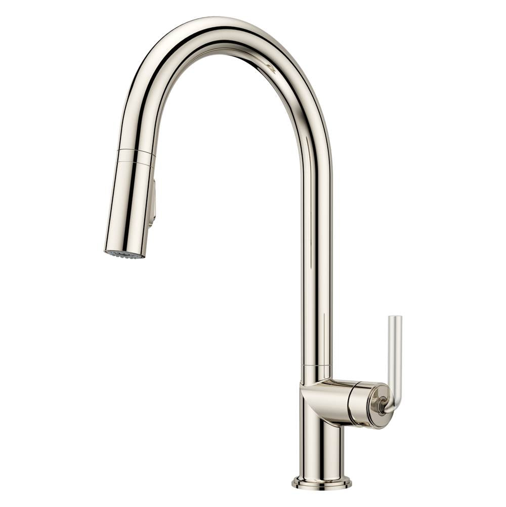 Pfister - Tenet 1-Handle Pull-Down Kitchen Faucet in Polished Nickel - Polished Nickel