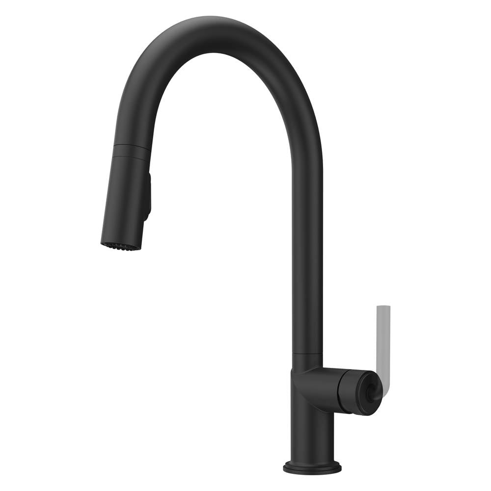 Pfister - Tenet 1-Handle Pull-Down Kitchen Faucet in Spot Defense Matte Black - Spot Defense Matte Black