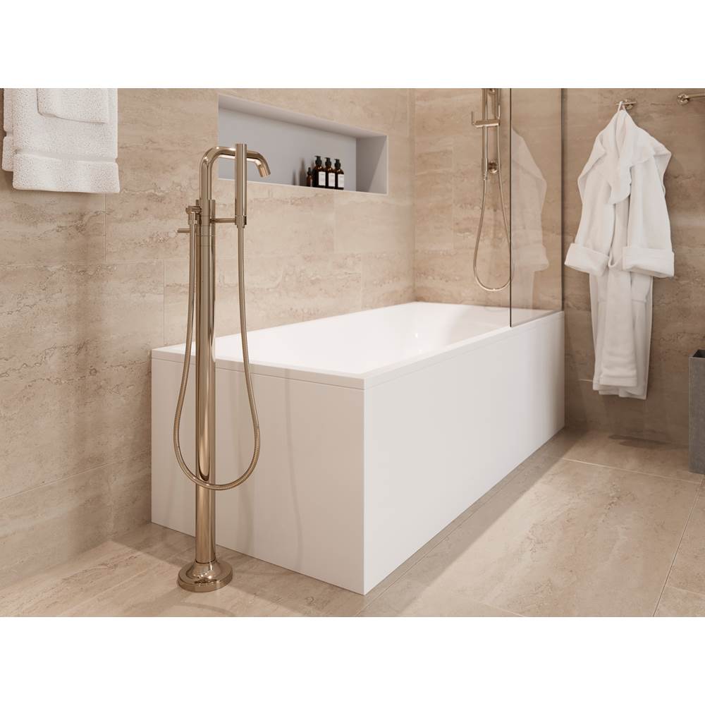 Tenet Tub Filler with Handshower in Matte Black