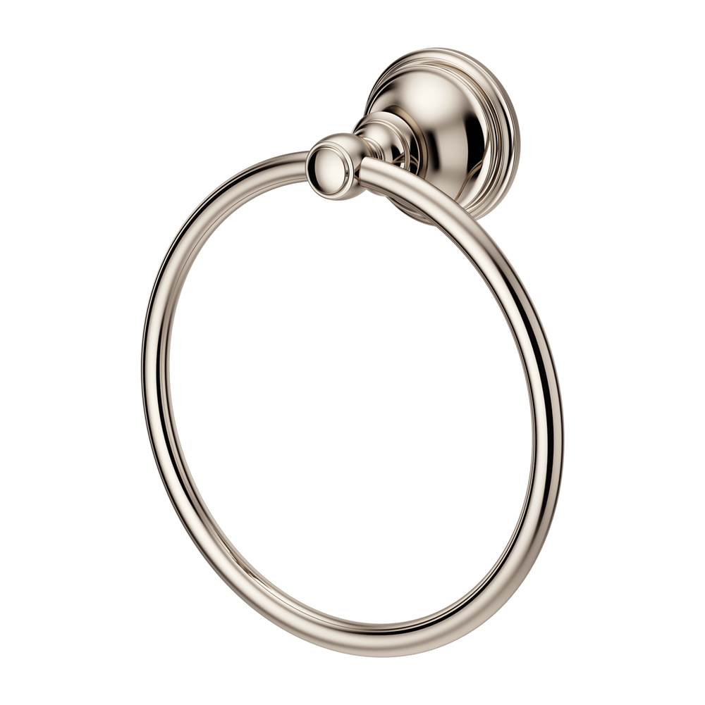 Pfister - Tisbury Towel Ring in Polished Nickel - Polished Nickel