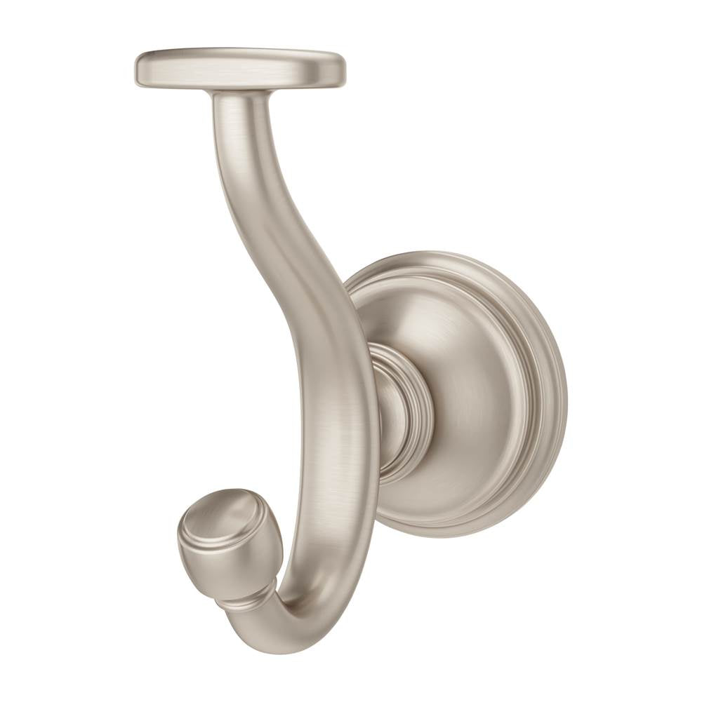 Pfister - Tisbury Robe Hook in Brushed Nickel - Brushed Nickel