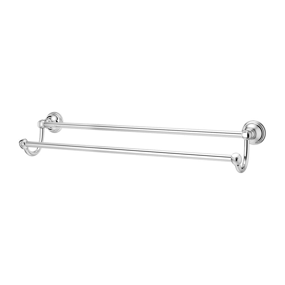 Pfister - Tisbury 24'' Double Towel Bar in Polished Chrome - Polished Chrome