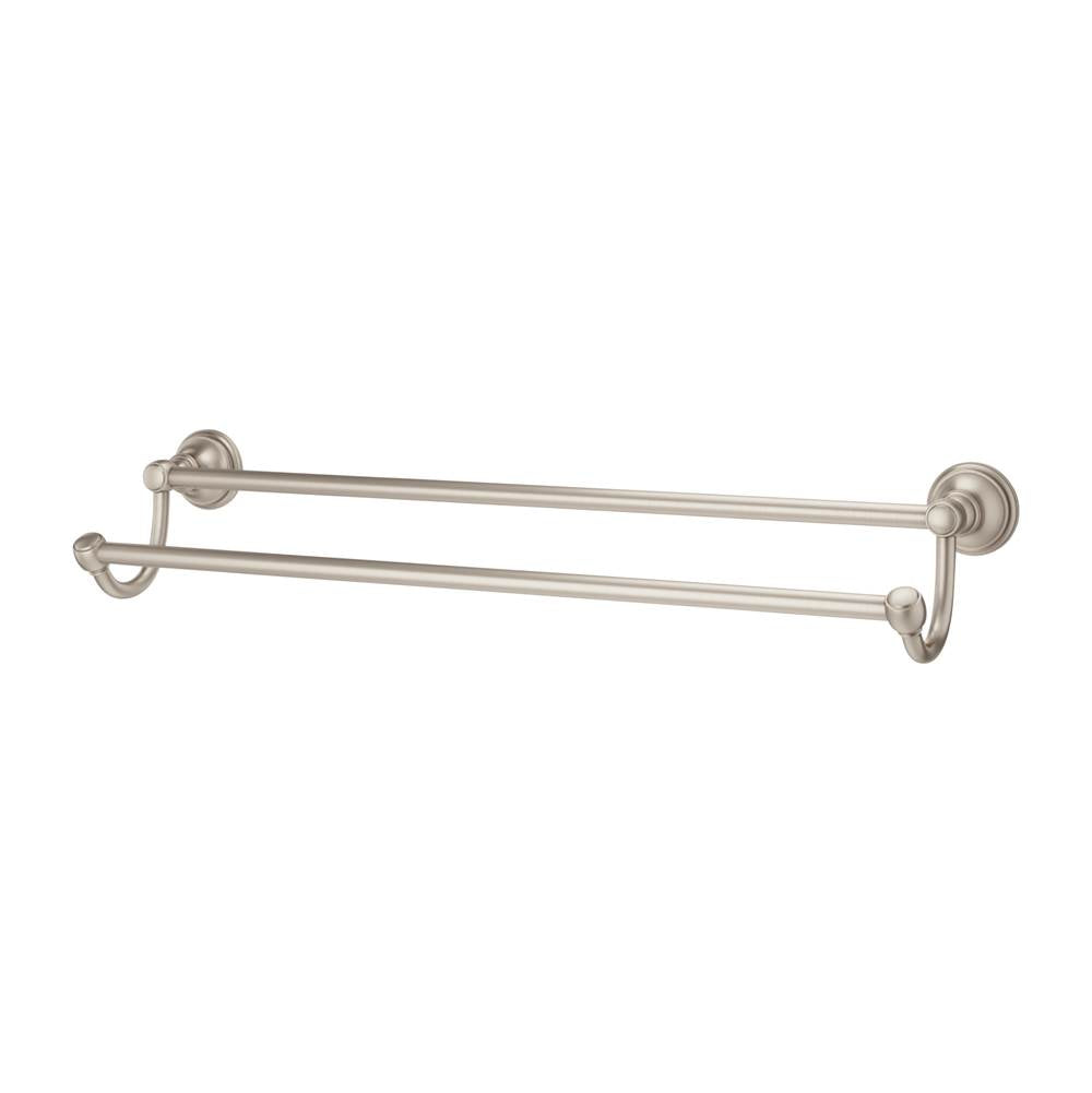 Pfister - Tisbury 24'' Double Towel Bar in Brushed Nickel - Brushed Nickel