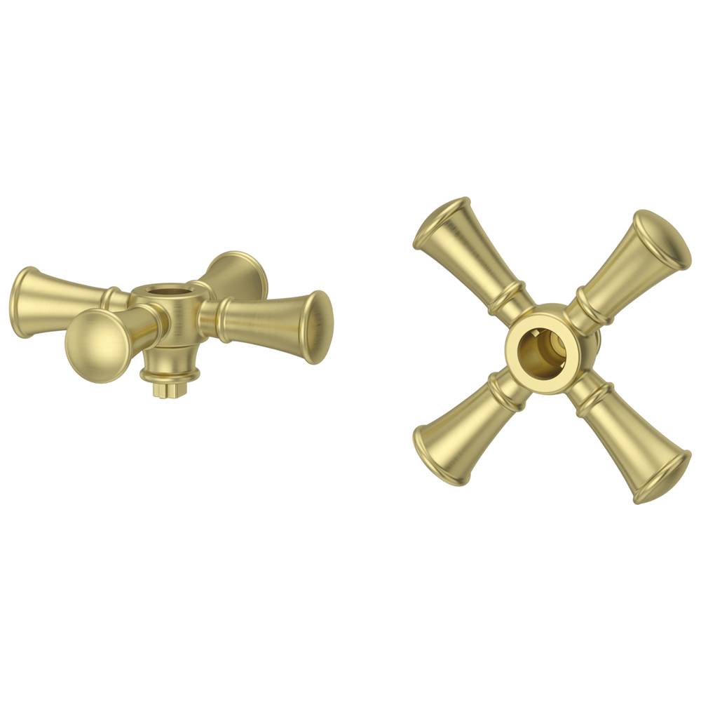 Pfister - Tisbury Optional Cross Handle - Widespread in Brushed Gold - Brushed Gold