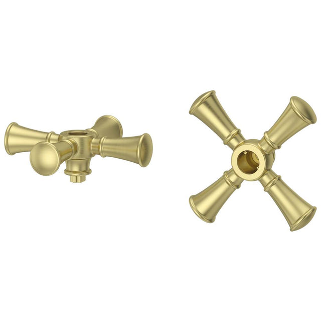 Pfister - Tisbury Optional Cross Handle - Widespread in Brushed Gold - Brushed Gold