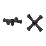 Pfister - Tisbury 2-Handle Cross Handle Kit in Tuscan Bronze - Tuscan Bronze