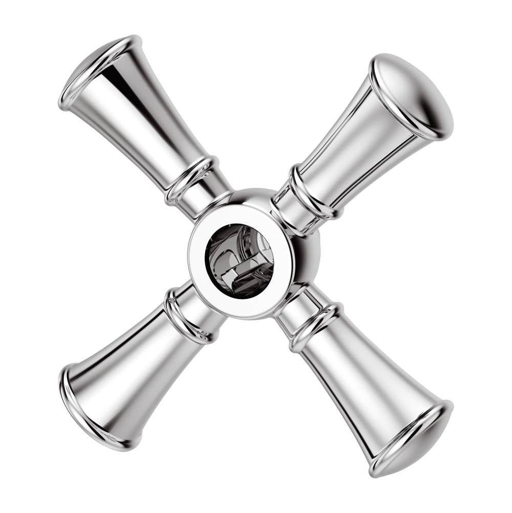 Pfister - Tisbury Single Cross Handle for Slide Bar Kit in Polished Chrome - Polished Chrome