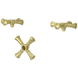 Pfister - Tisbury Optional Cross Handles - Tub Filler  in Brushed Gold - Brushed Gold